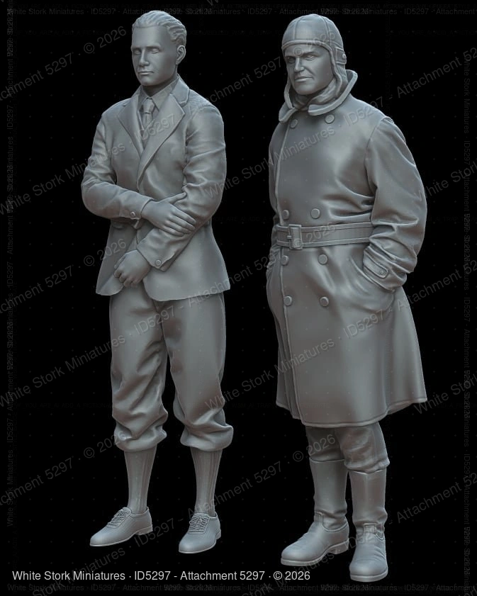 Figures Civil pilots 1920s/1930s part II - Image 3