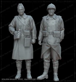 Alternative view of Figures WWI French soldiers