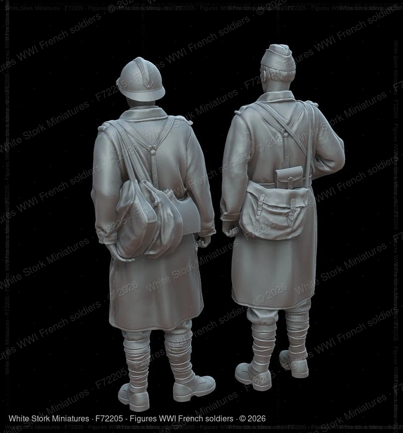 Figures WWI French soldiers - Image 5
