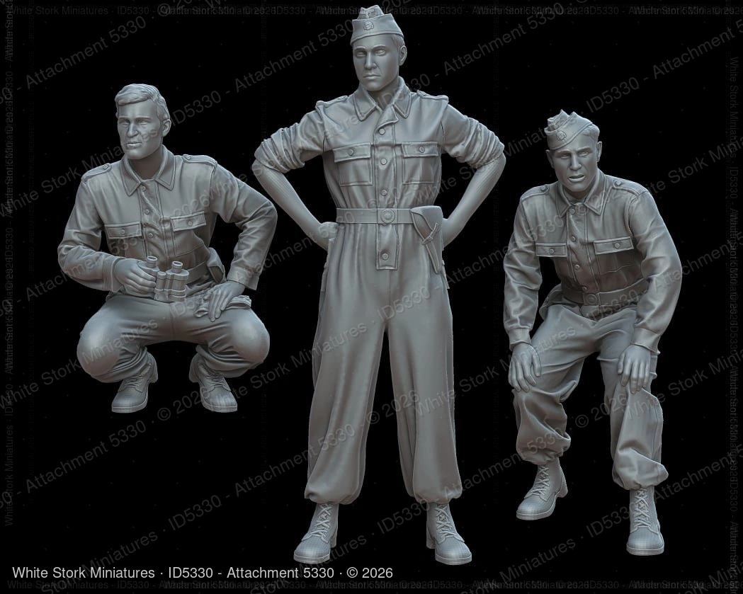 Figures Kursk 1943 German tankers