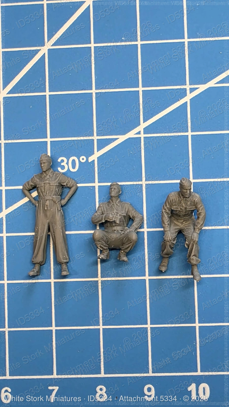 Figures Kursk 1943 German tankers - Image 6