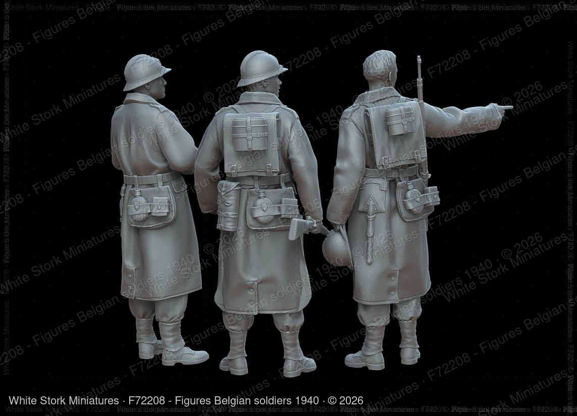 Figures Belgian soldiers 1940 - Image 3